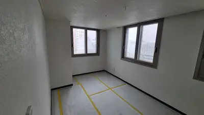 하남시 미사강변한강로270 호반써밋37평형 전체 디아망 회벽화이트(PR002-01)띄움시공 실크도배 현장 사진