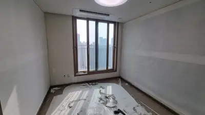 남양주시 다산동 다산신도시 다산한강반도유보라 34평형전체개나리실크도배 현장 사진