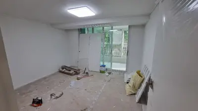 용인시 수지구 신봉동 서홍마을 한화꿈에그린 아파트 32평형 인테리어 실크 도배 현장 사진