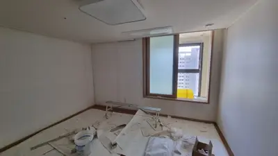 송파구가락동헬리오시티아파트부분도배실크도배 현장 사진