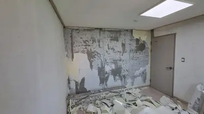 송파구방이동130번지골든힐빌라실크도배,광폭합지도배,곰팡이제거후도배 현장 사진